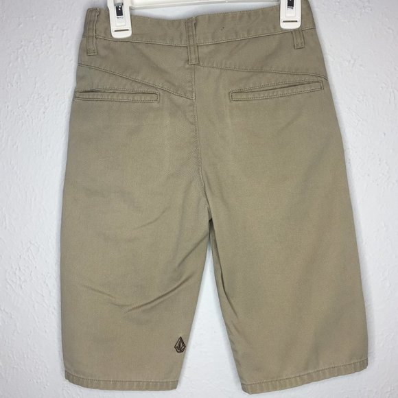 Volcom Corpo Class VMonty khaki shorts size 8R. - Picture 2 of 10